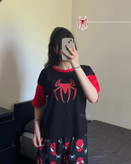 تیشرت باکسی طرحدار کارکتری